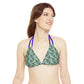 Grey Tropical Bliss Strappy Bikini Set (AOP)