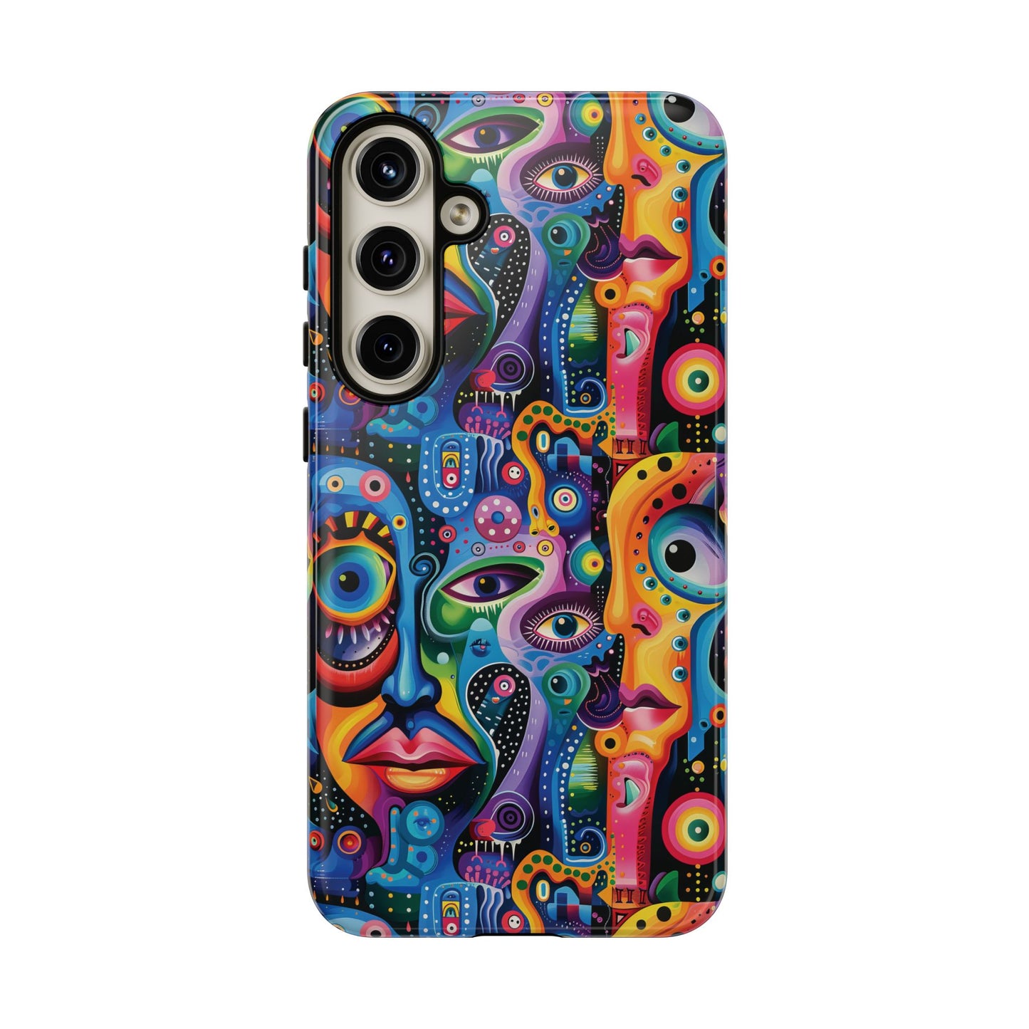 Psychedelic Visions Vibrant Art Google Pixel, iPhone and Samsung Phone Case - Tough Cases for Creative Souls