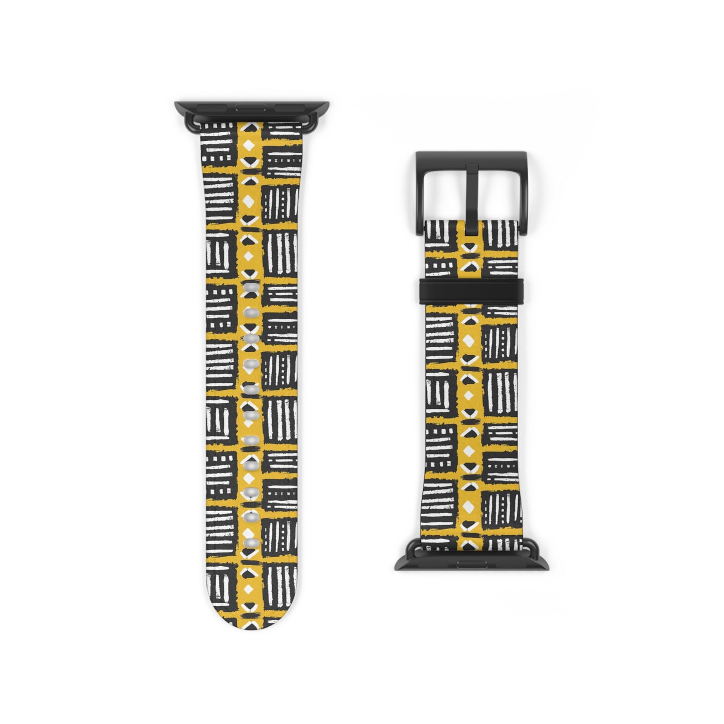 Tribal Vibes Stylish Abstract Print Watch Band - Unique Accessory for Fashion Lovers.