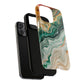 Stylish Tough Acrylic Magnetic iPhone Cases for Everyday Protection, Marble Design, Unique Gifts for Tech Lovers, Holiday Essentials