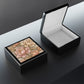 Floral Peony Jewelry Box — Pink Gold Decorative Keepsake