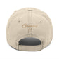 'ELOHIM, GENESIS 1:1'  Distressed Dad Hat with Embroidered, Casual Cap for Fathers, Gifts for Dads, Religious Hat, Vintage Style