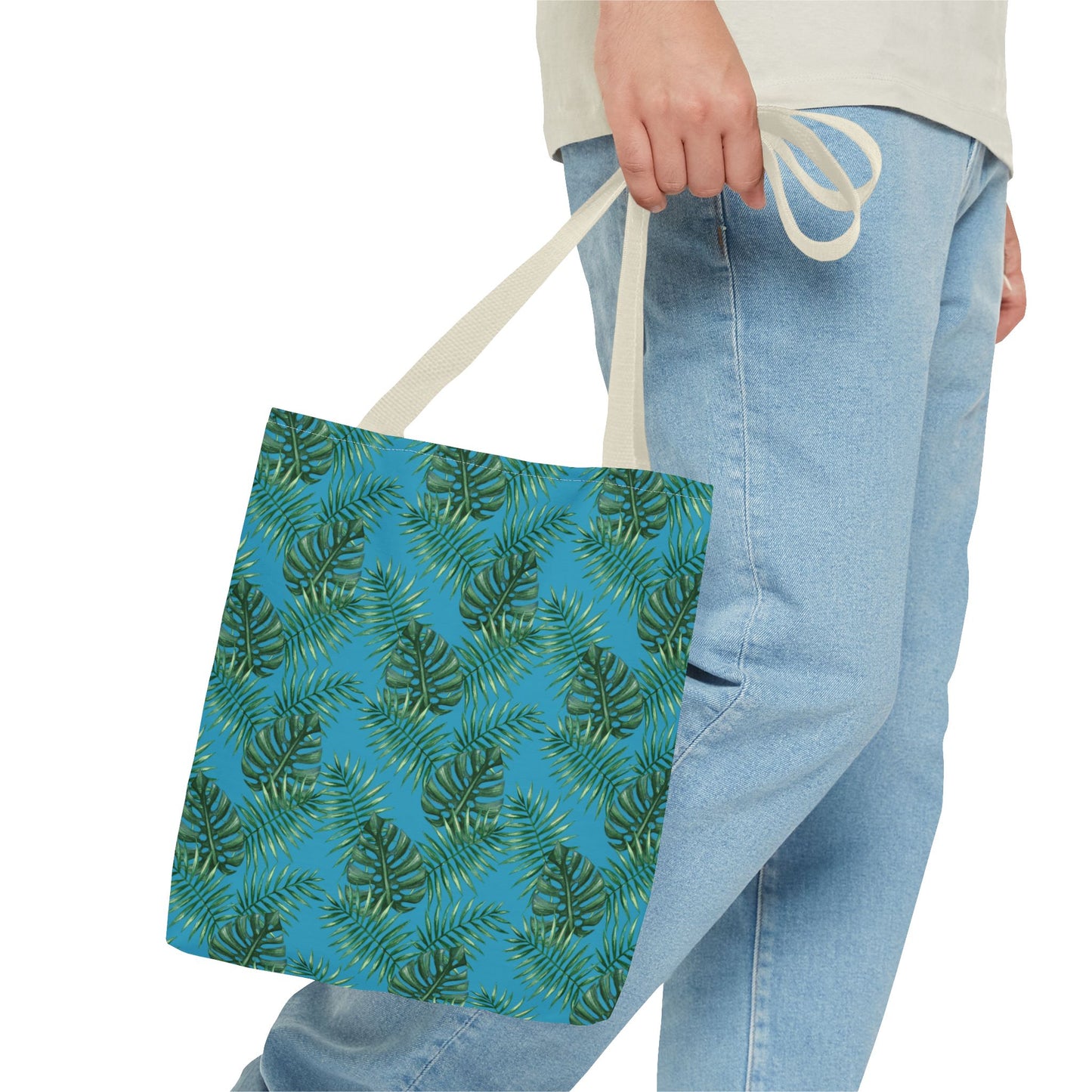 Turquoise Tropical Bliss Tote Bag