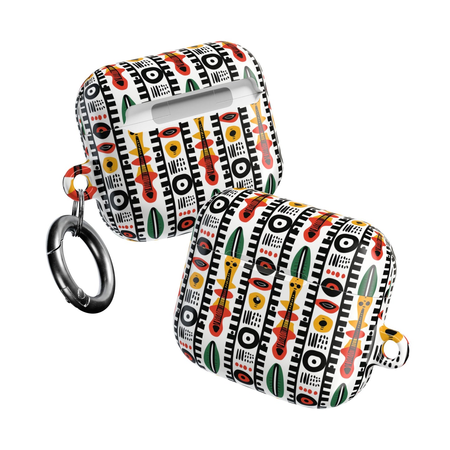 Afrobeat Harmony AirPod Cases - Stylish Protection with Bold Patterns-Airpods Pro Gen 1 and 2, Gen 1 to 4.