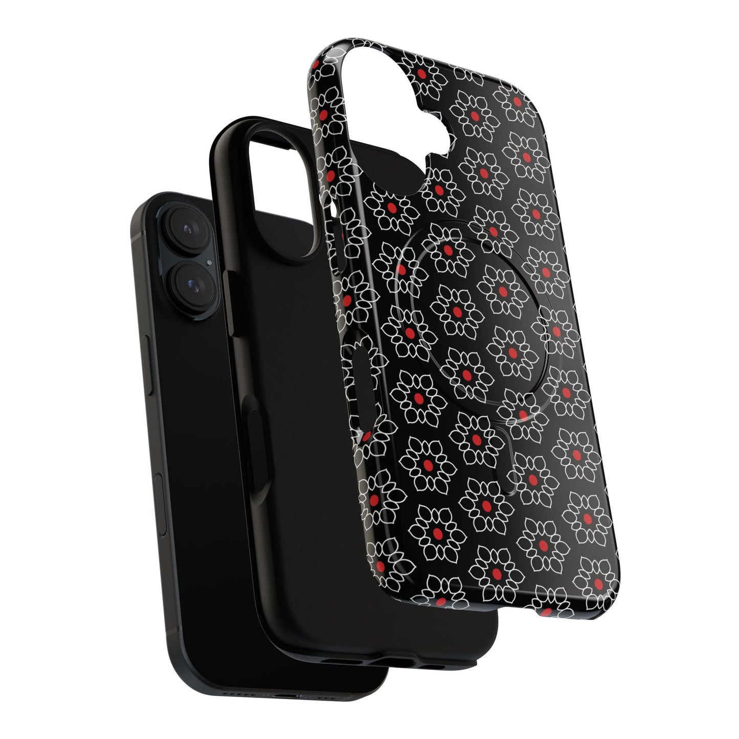 Floral Power Magnetic Tough iPhone Cover | Tough iPhone Cover, Floral Design, Custom iPhone Accessory, Gift for Her, iPhone Case