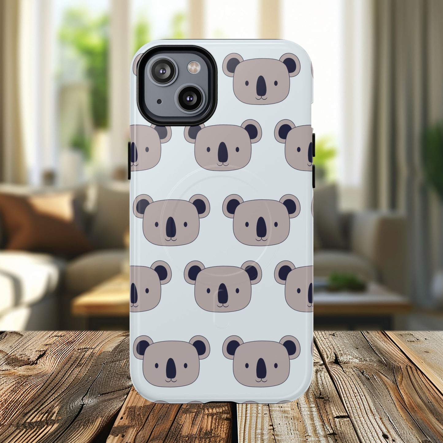 Cute Koala iPhone Case, Tough Magnetic iPhone Cases, Funny Animal Cases, Unique Gifts for Animal Lovers, Cute Phone Accessories, Birthday Gift