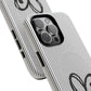 Tough Magnetic Phone Case with Heart & Cross Design, Durable Phone Cover, Unique Gift for Her, Stylish Accessory, Everyday Use