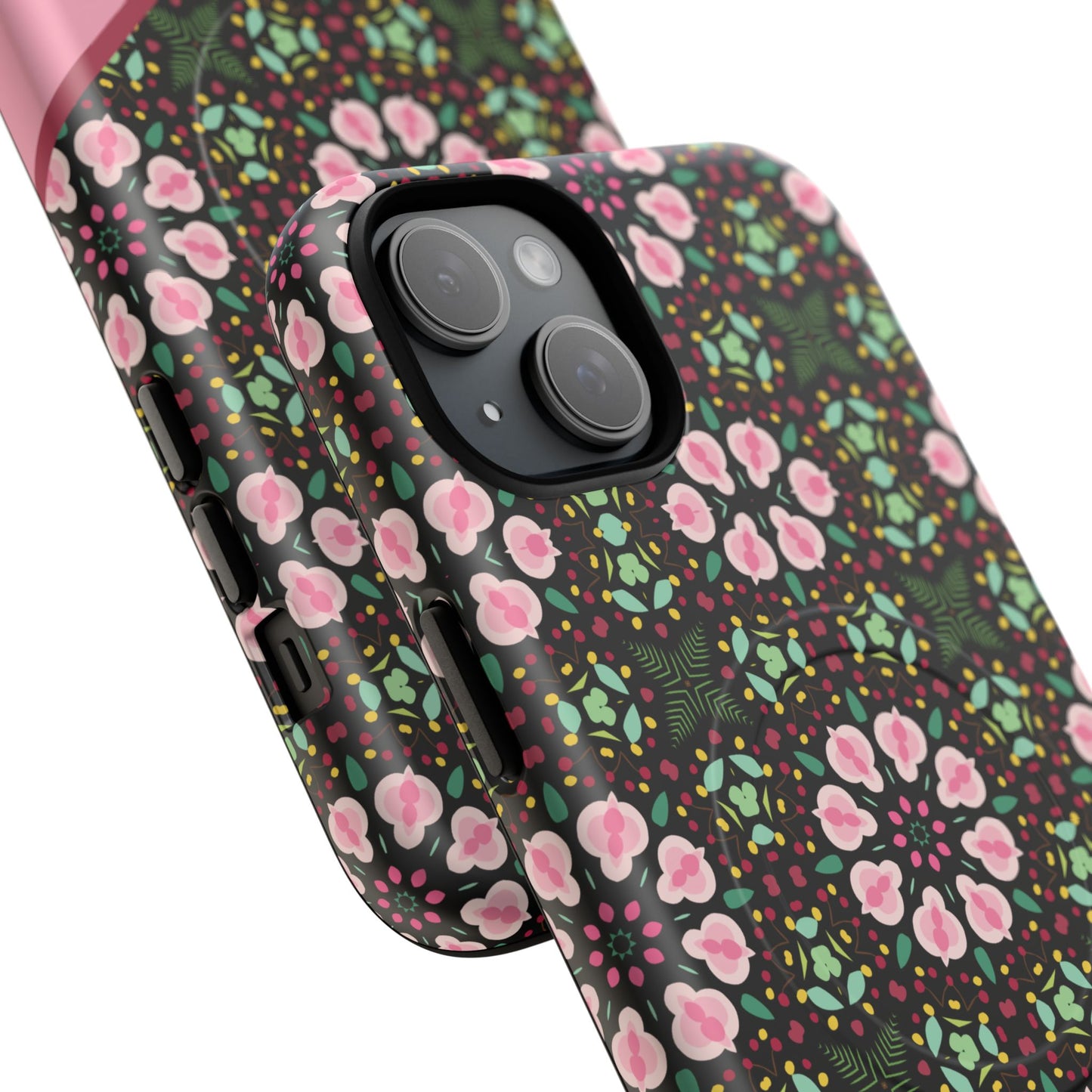 Personalized Twilight Petal Tapestry Floral Tough Magnetic MagSafe® iPhone Case, Durable iPhone Protector, Unique Gift for Her, Stylish Tech Accessories.