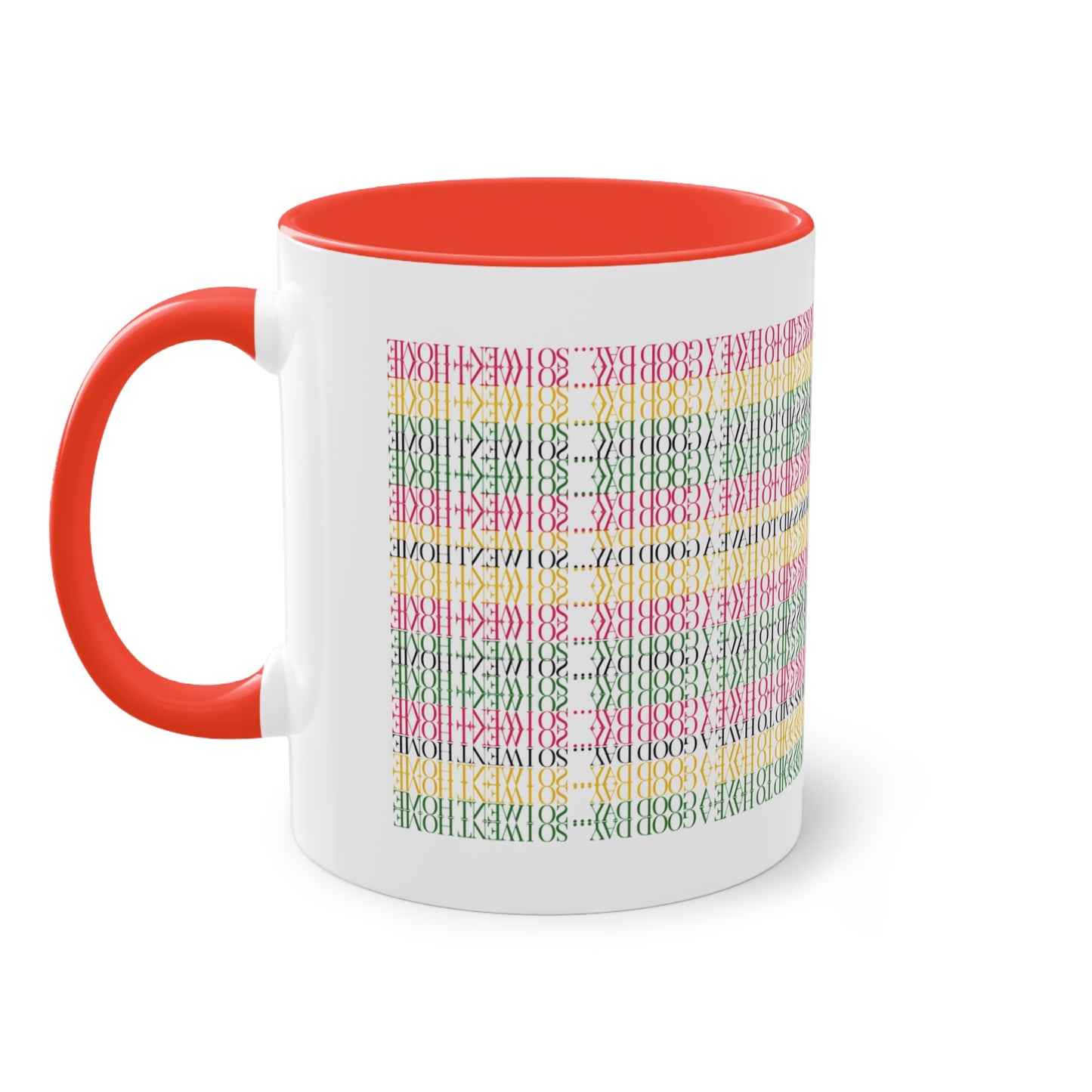 Two Tone Funny Hidden Message Mug - “My Boss said to have a good day… so I went home.”- Viral Optical Illusion Mug - Secret Sarcastic Work Message - Dishwasher Safe, Unique Gifts for Coffee Lovers, Home & Office Decor, Holiday Present.