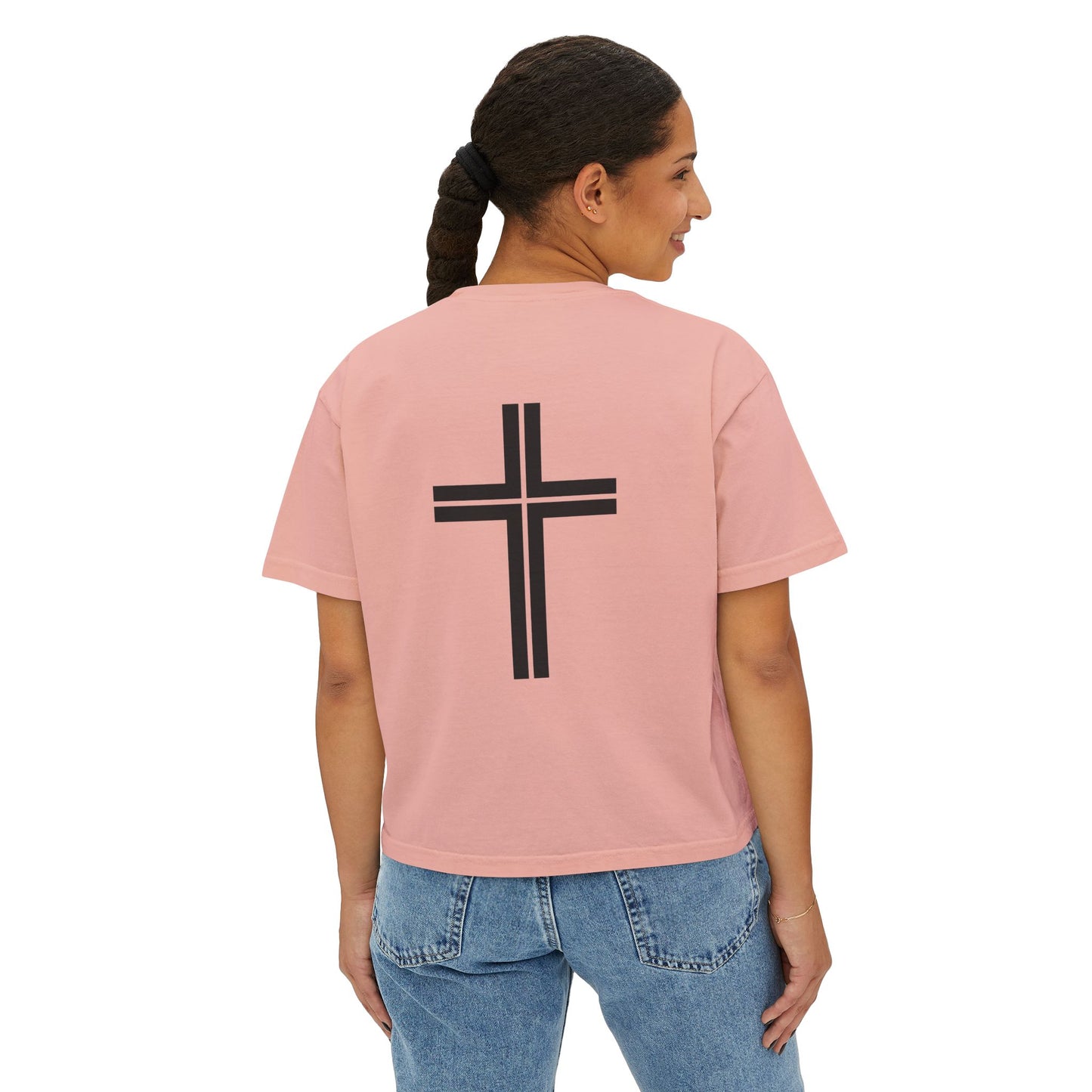 GOD is Still Writing My Story Women's Comfort Colors Boxy Tee