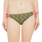 Brown Tropical Bliss Strappy Bikini Set (AOP)