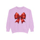 Bow Charm Valentines Unisex Comfort Colors Garment-Dyed Sweatshirt