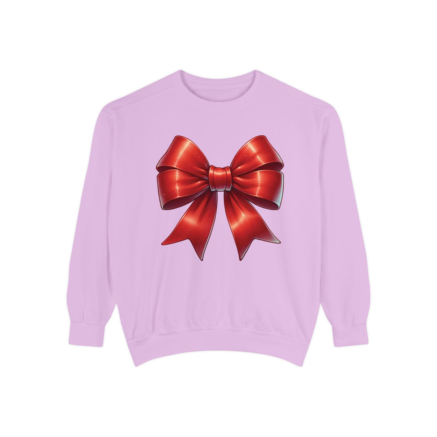 Bow Charm Valentines Unisex Comfort Colors Garment-Dyed Sweatshirt