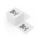 Personalized Patriotic Napkins — Red White & Blue Bow with 'Name or Message'