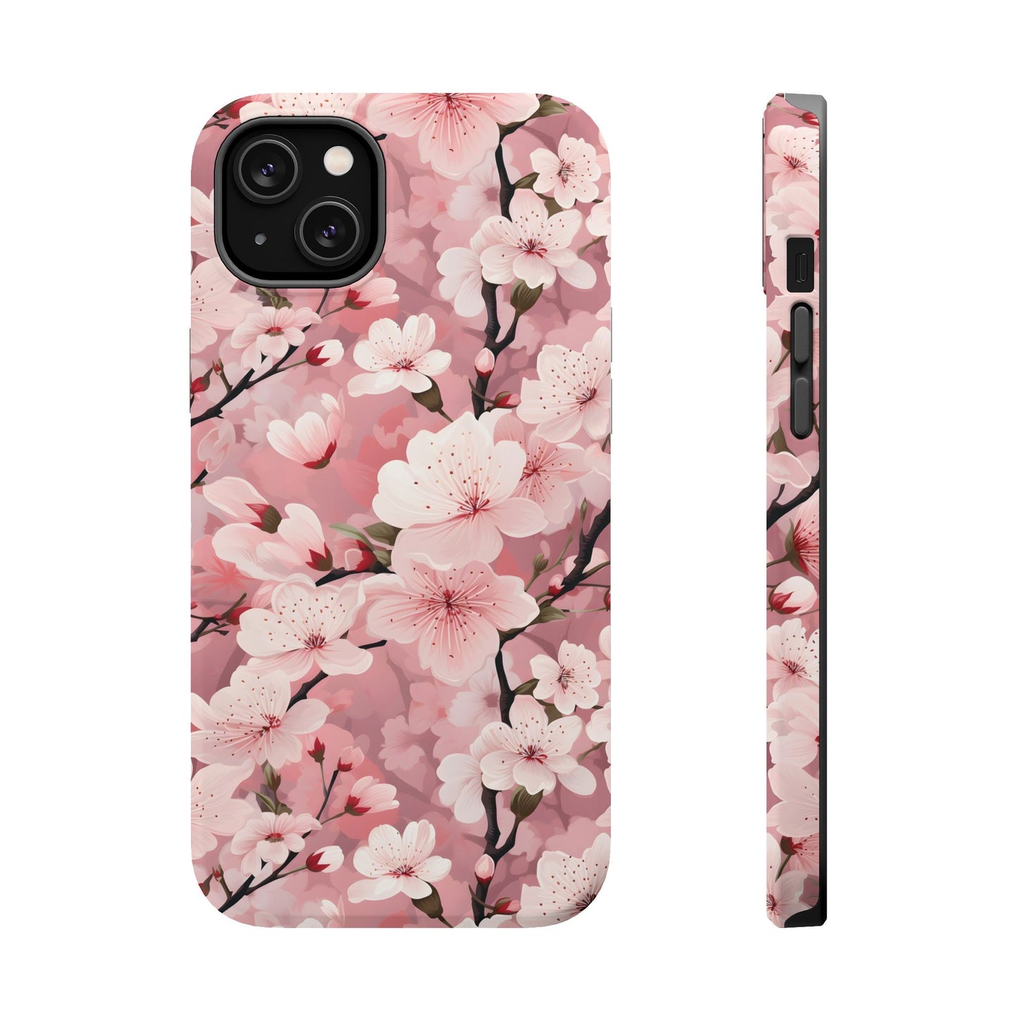 Cherry Blossom Magnetic Tough iPhone Cases