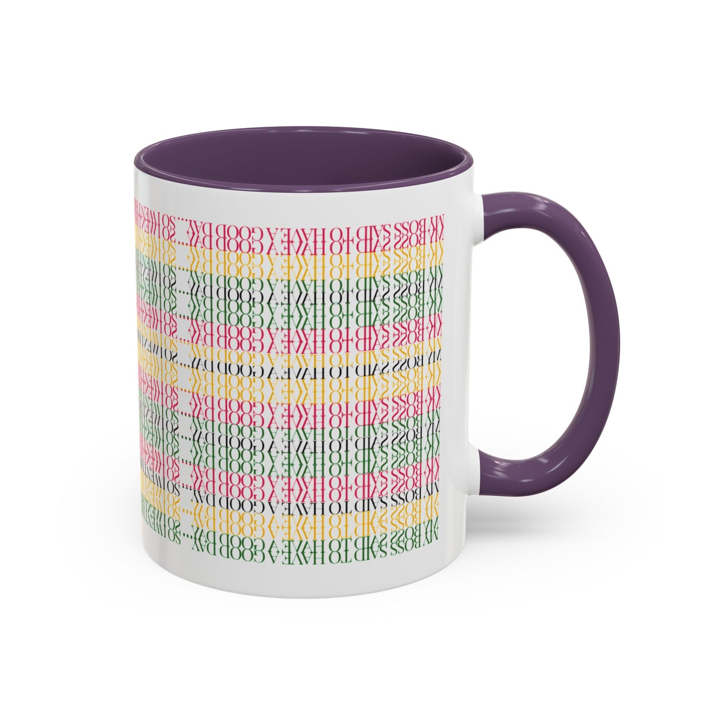 Funny Work Hidden Message Mug - “My Boss said to have a good day… so I went home.”- Viral Optical Illusion Mug - Secret Sarcastic Work Message - Dishwasher Safe, Unique Gifts for Coffee Lovers, Home & Office Decor, Holiday Present.
