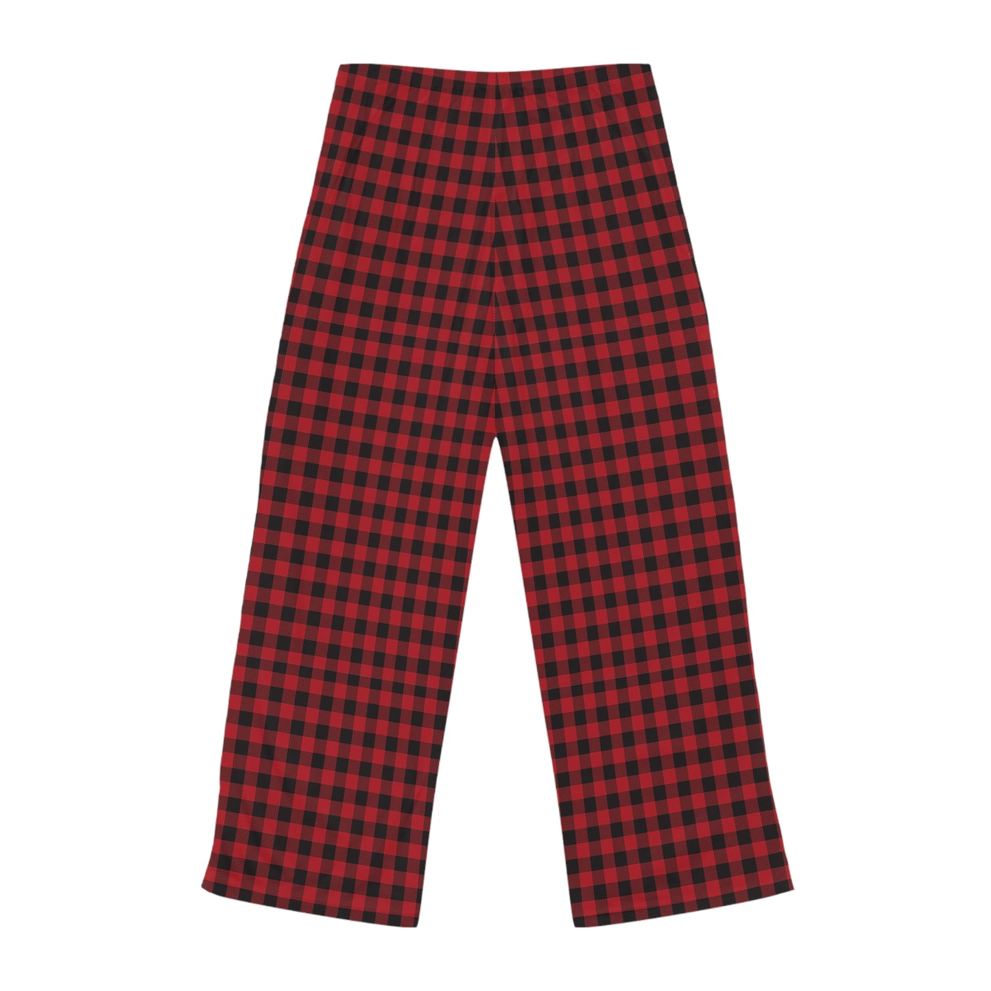 Red Plaid Perfection Women's Pajama Pants (AOP).