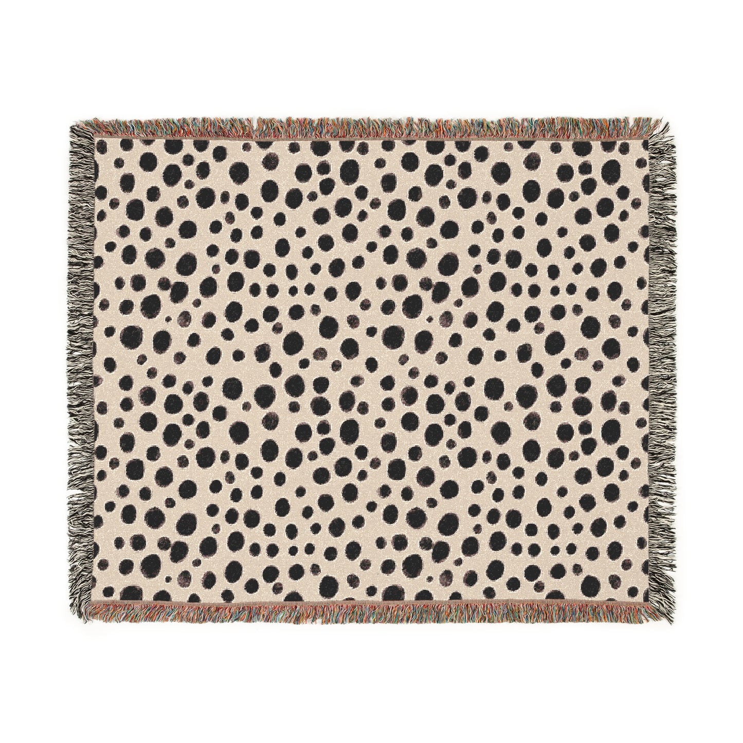 Speckled Serenity Tapestry Woven Blanket