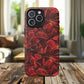 Crimson Bloom Tough iPhone Magnetic Case, Protective iPhone Case, Stylish iPhone Cover, Gift for Her, Mother's and Birthday Gifts, Unique Floral Accessories