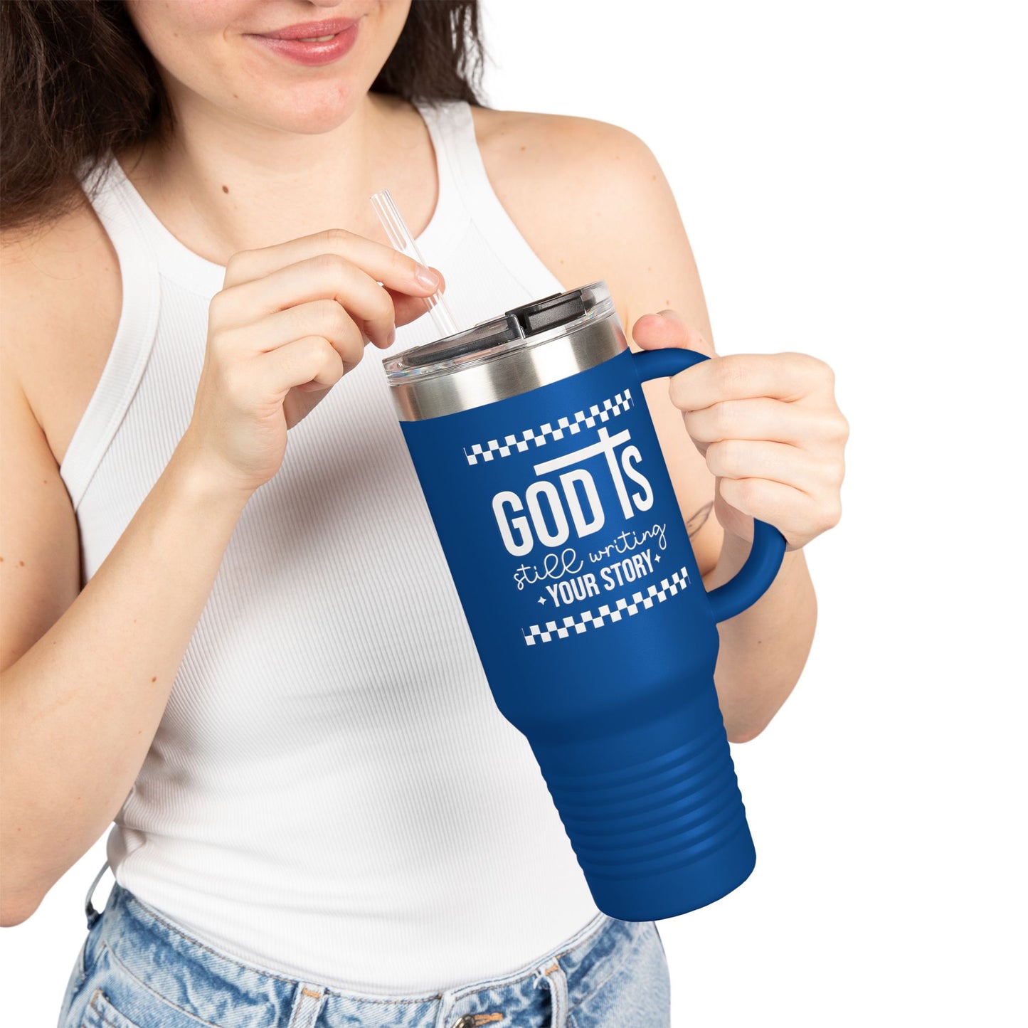 God is Still Writing My Story Insulated Travel Mug