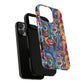 Psychedelic Visions Colorful Art iPhone Case - Tough Cases with Vibrant Abstract Design