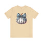 Polka Dot Pumpkin Charm Unisex Jersey Short Sleeve Tee