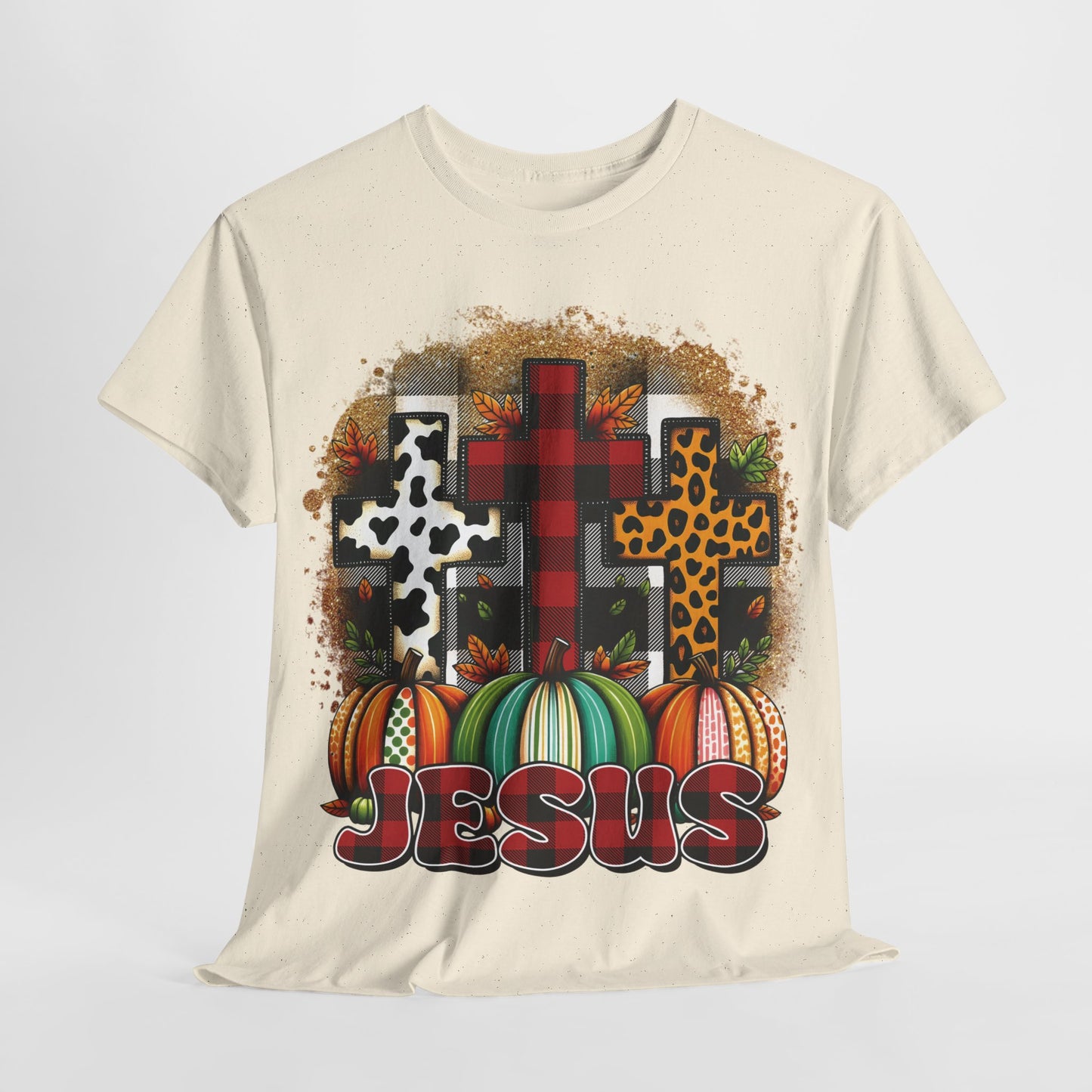 Faithful Harvest Cross Unisex Heavy Cotton Tee