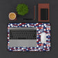 Patriotic Waves Desk Mat