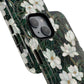 Midnight Magnolia Tough iPhone Magnetic Case, Stylish Stained Glass iPhone Protection, Nature Lover Gift, Spring Vibes