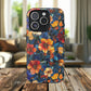 Cathedral Petals Tough Magnetic iPhone Case, Durable, Stylish, Unique Floral Design, Gifts for Her, Birthday, Everyday Use, Stained Glass iPhone Case.