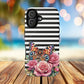 Butterfly & Roses Tough iPhone Magnetic Case, Floral iPhone Cover, Nature-Inspired, Gift for Her, Trendy Accessories