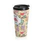 Customizable Doodle Daydream Composition Book Inspired Travel Mug, Personalized Gift for Teachers, Back to School Drinkware, Christmas Present, Stylish Coffee Cup