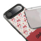Personalized Rosette Coquette Floral Bow Clear iPhone, Samsung Cases — Custom Name Phone Cover