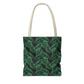 Black Tropical Bliss Tote Bag