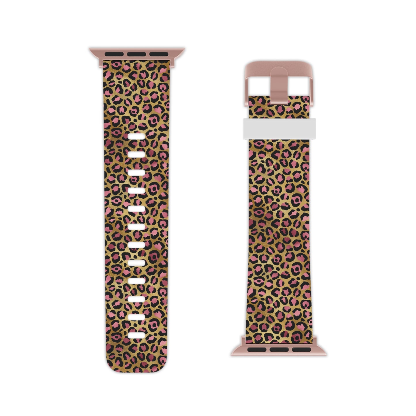 Leopard Luxe Print Apple Watch Band - Stylish & Durable accessory
