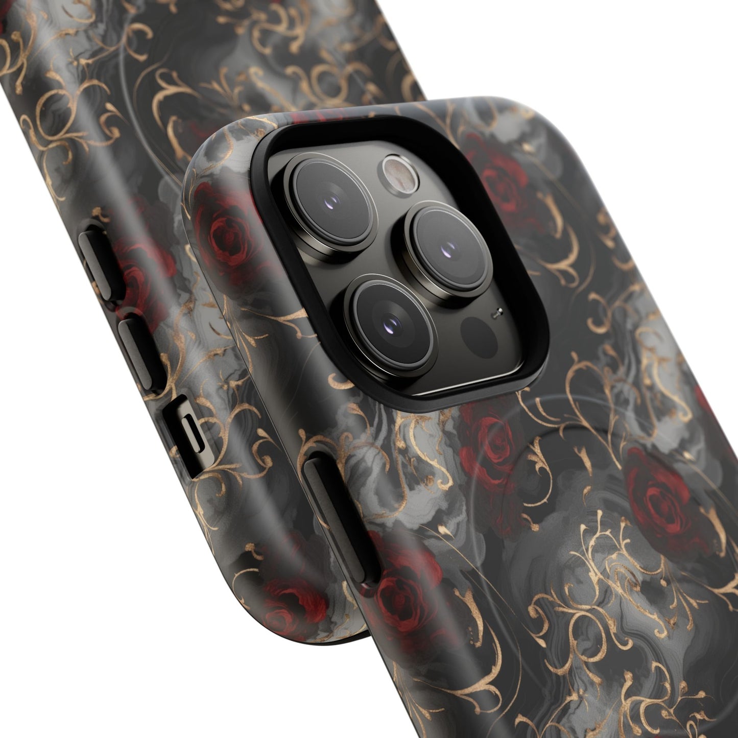 Elegant Floral Tough iPhone Magnetic Cases, iPhone Protection, Unique iPhone Covers, Stylish Mobile Accessories, Gift for Her