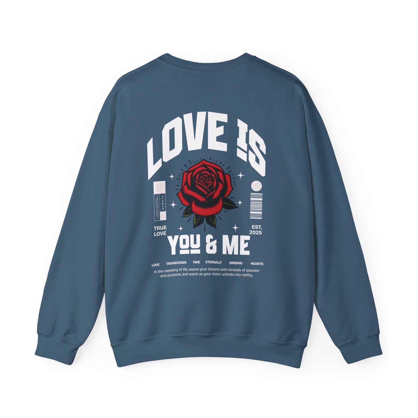 You and Me Valentines Unisex Heavy Blend™ Crewneck Sweatshirt.