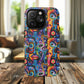 Psychedelic Visions Tough iPhone Magnetic Case - Unique Art iPhone Cover