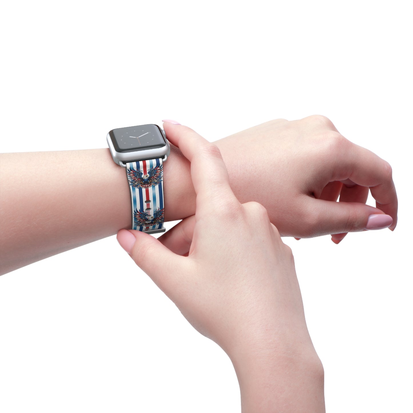 Patriotic Pride Eagle Watch Band - Stylish Accessory for Freedom Lovers.