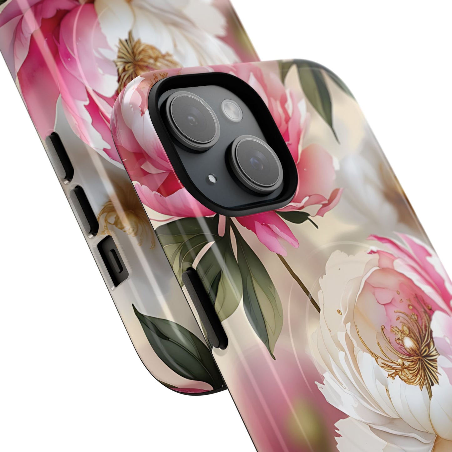 Blooming Petals Tough Magnetic Phone Cases, Elegant Phone Cover, Durable Case for Flower Lovers, Phone Accessories