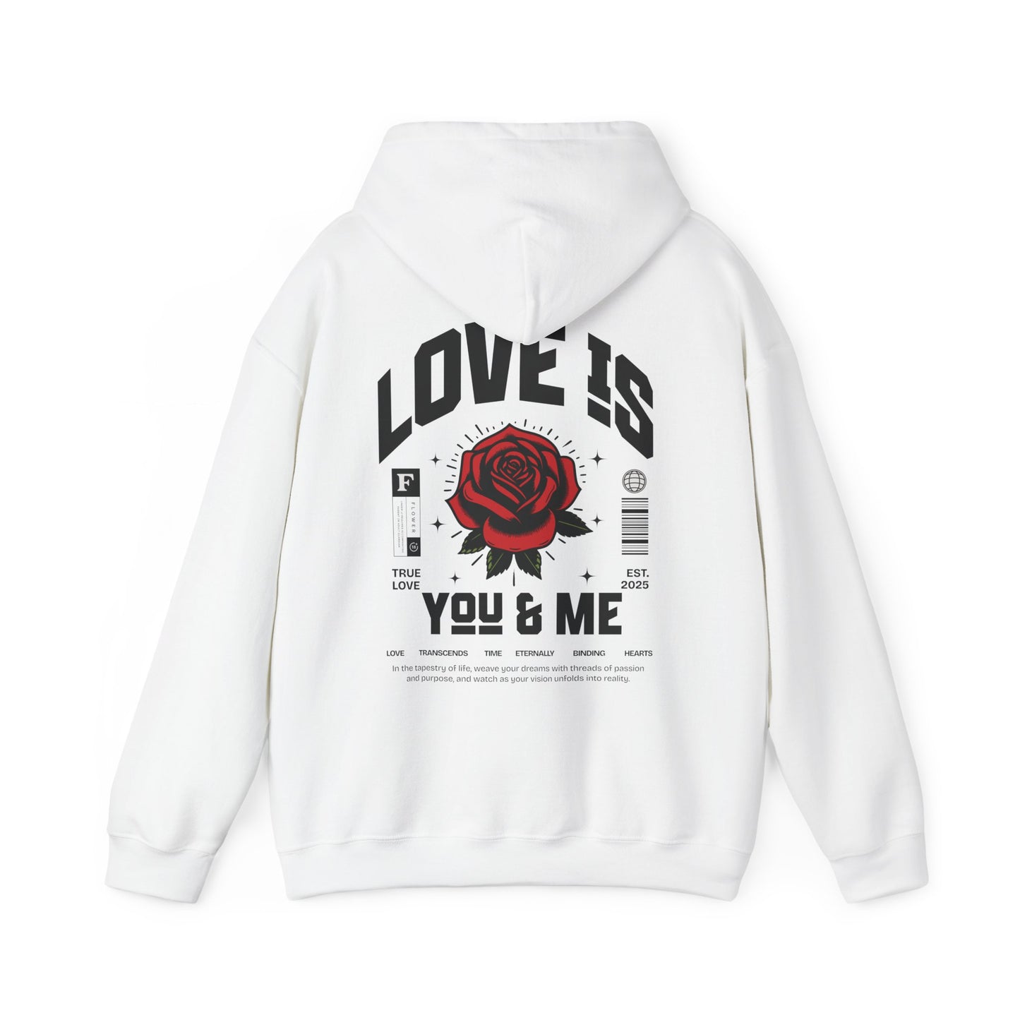 You and Me Unisex Gildan Hoodie Sweatshirt