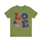 Patriotic Love Unisex Jersey Short Sleeve Tee