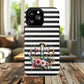 Striped in His Glory iPhone Case, Tough Magnetic Phone Protector, MagSafe iPhone Cover, Durable Case for Everyday Use, Gift for Nature Lovers, Vibrant Design.