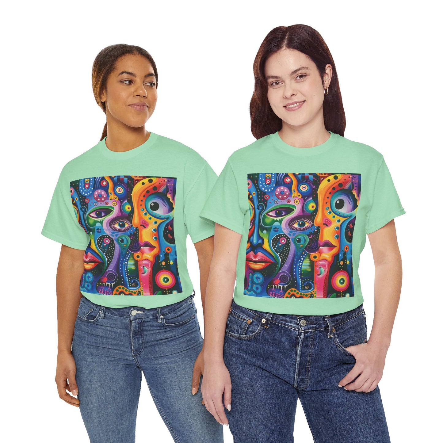 Psychedelic Visions Unisex Heavy Cotton Tee