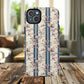 Victorian Rose Stripe iPhone Case, Tough Magnetic Cases for Stylish Protection, Flower Pattern iPhone Cover, Trendy Gift Idea for Her