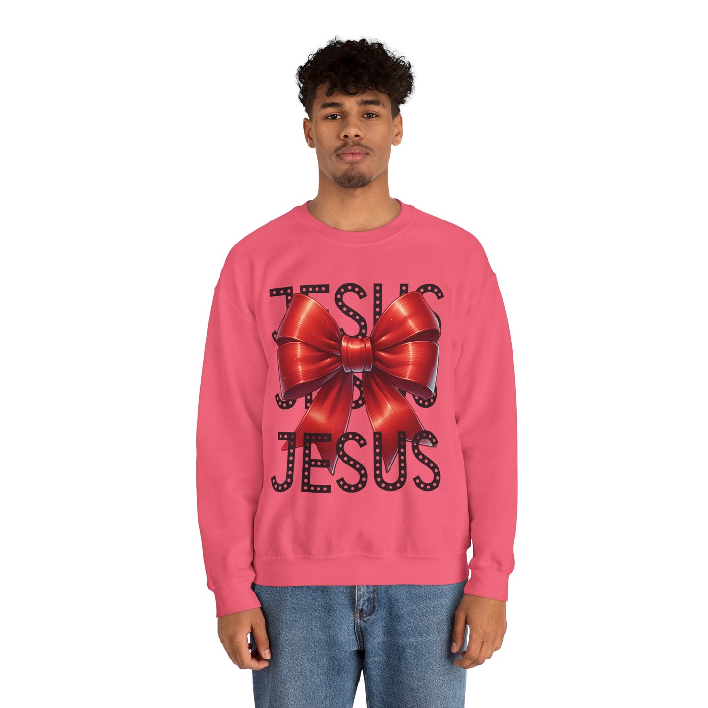 JESUS Unisex Heavy Gildan Blend™ Crewneck Sweatshirt.