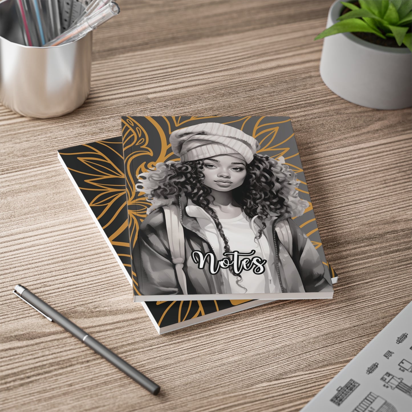 Stylish A5 Notebook, Inspirational Journal, Ideal for Stationery Lovers, Note-Taking, Gift for Students, Dream Bigger Design