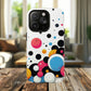 Vibrant Bubble Bloom Galaxy Magnetic iPhone Cases, Artistic Protection for Your Device, Gift for Tech Lovers, Colorful Designs, Unique iPhone Accessories