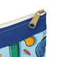 Blue Academic Adventures Accessory Pouch