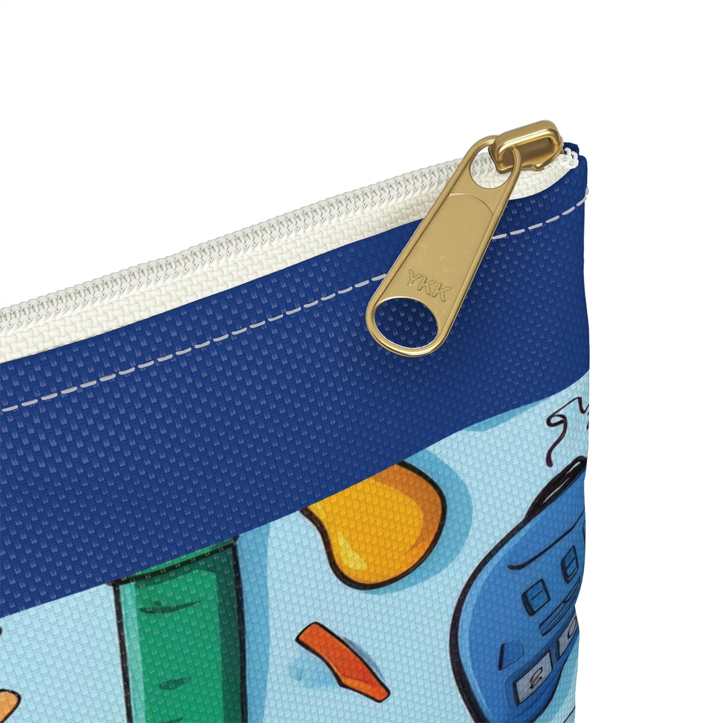 Blue Academic Adventures Accessory Pouch